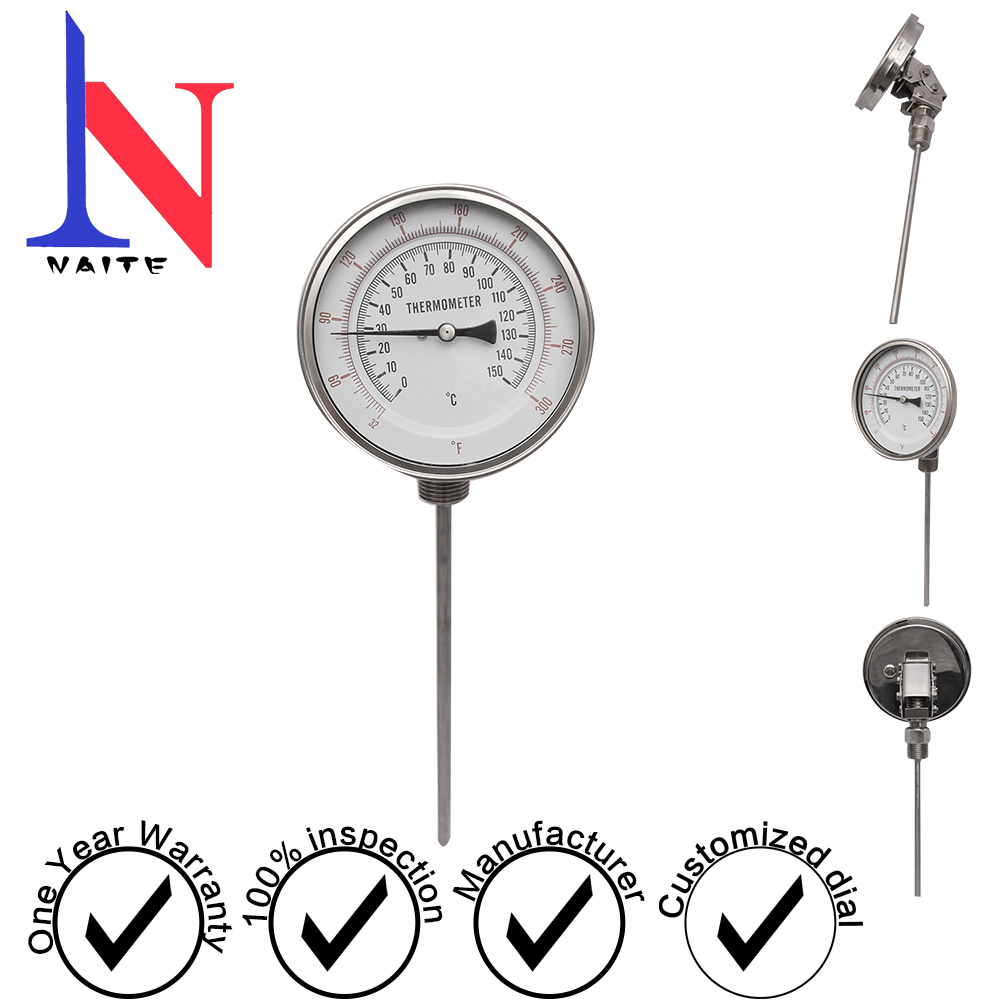 75 universal all steel thermometer