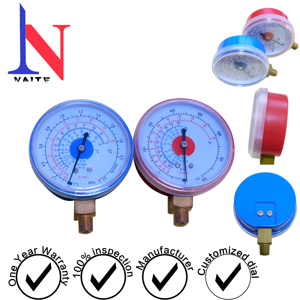 68 Meridian Red Blue Plastic Shell Refrigerant Meter NT