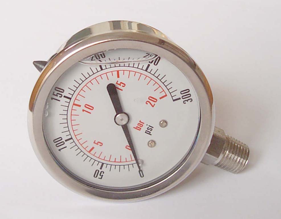 Full stainless pressure gauge YN-63 20BAR