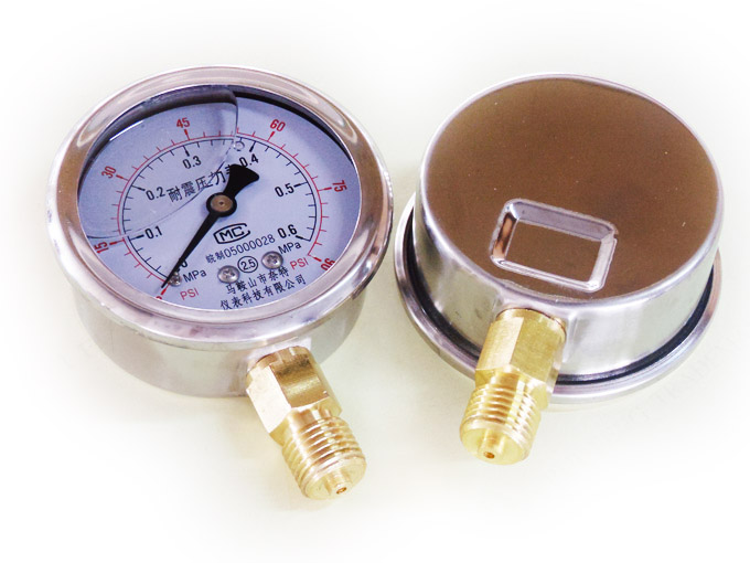 Ordinary oil pressure gauge