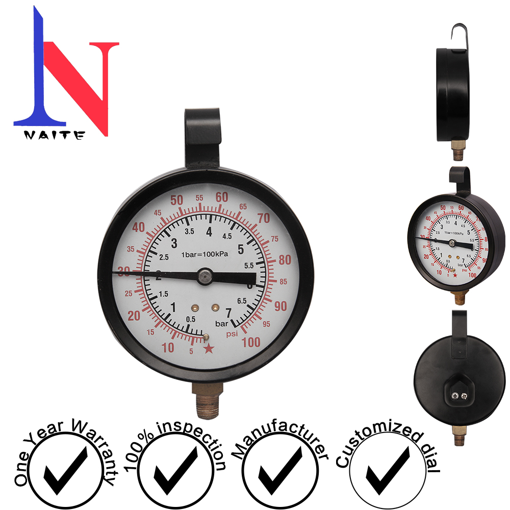 100 meridian black background with black hood and hook